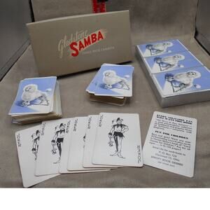 Gladstone Samba Three Pack Canasta Set Poodle Cards Incomplete Please Read Desc